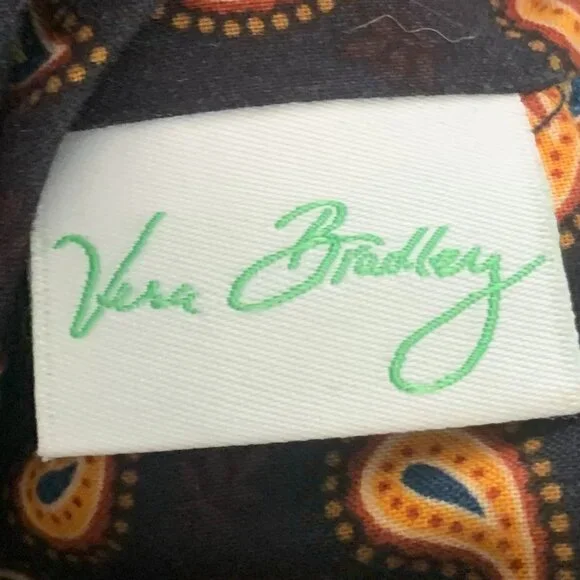 Vera Bradley Java Blue String Backpack - Picture 7 of 7